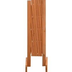 vidaXL Valla de jardín enrejada madera maciza abeto 120x60 cm Naranja