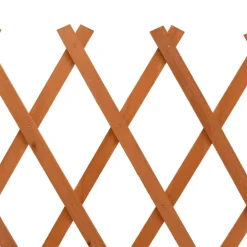 vidaXL Valla de jardín enrejada madera maciza abeto 120x60 cm Naranja