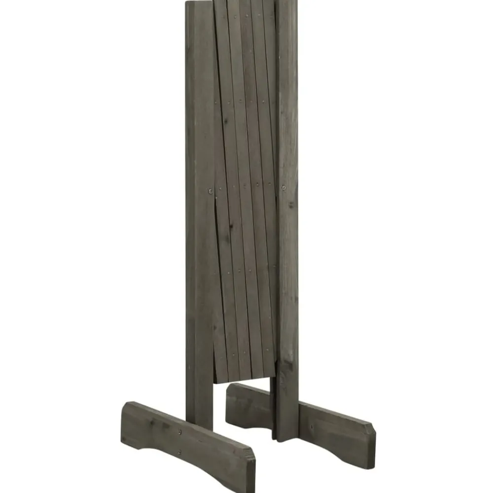 vidaXL Vallas De Jardín-Valla de jardín enrejado madera maciza de abeto 120x60 cm