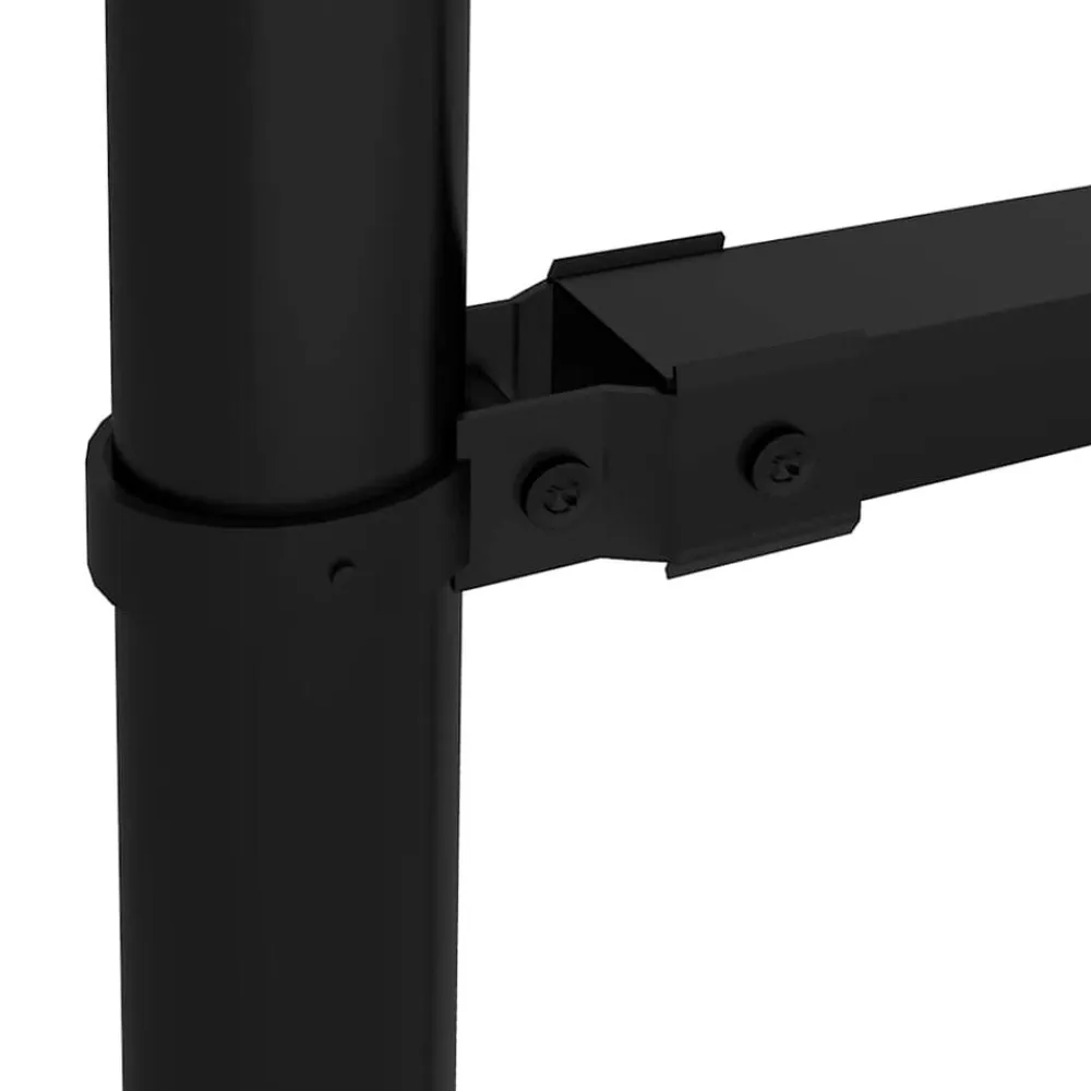 vidaXL Vallas De Jardín-Valla de jardín Woerden con punta de lanza de acero, 170x75 cm, negro