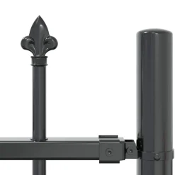 vidaXL Valla de Jardín Woerden 240 x 115 cm Gris Clearance