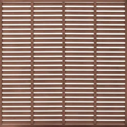 vidaXL Vallas De Jardín-Valla de lamas WPC marrón 180x180 cm