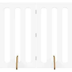 vidaXL Valla plegable para mascotas 2 pcs 100,5 x 38 x 90 cm White Online