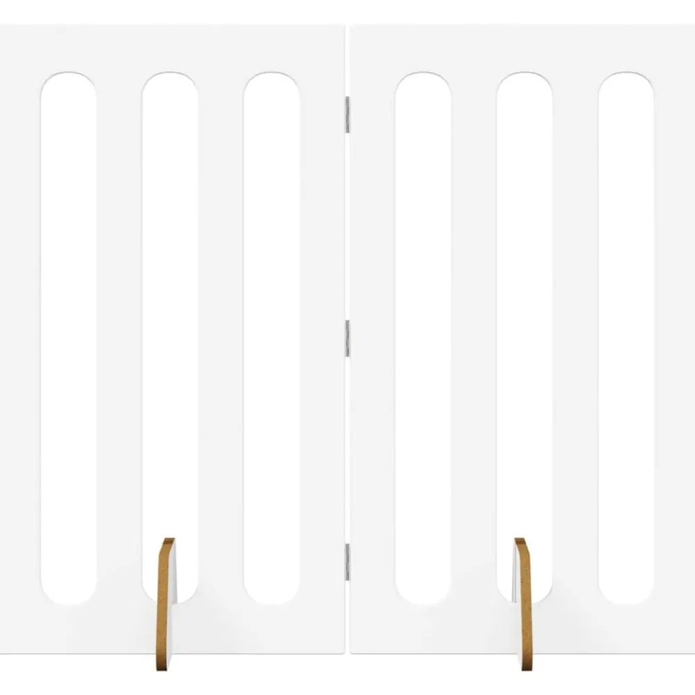 vidaXL Valla plegable para mascotas 2 pcs 100,5 x 38 x 90 cm White Online