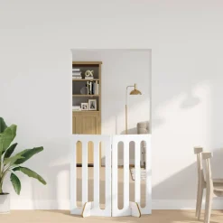 vidaXL Valla plegable para mascotas 2 pcs 100,5 x 38 x 90 cm White Online