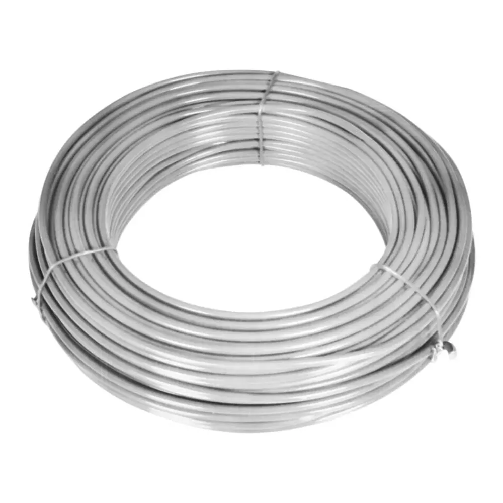 vidaXL Vallas De Jardín-Valla tela metálica y postes acero galvanizado plateada 15x1 m
