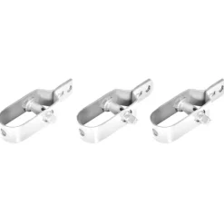 vidaXL Vallas De Jardín-Valla tela metálica y postes acero galvanizado plata 15x1,5 m