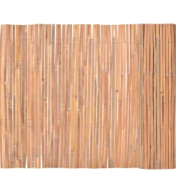 vidaXL Vallas de bambú 2 unidades 100x400 cm Clearance