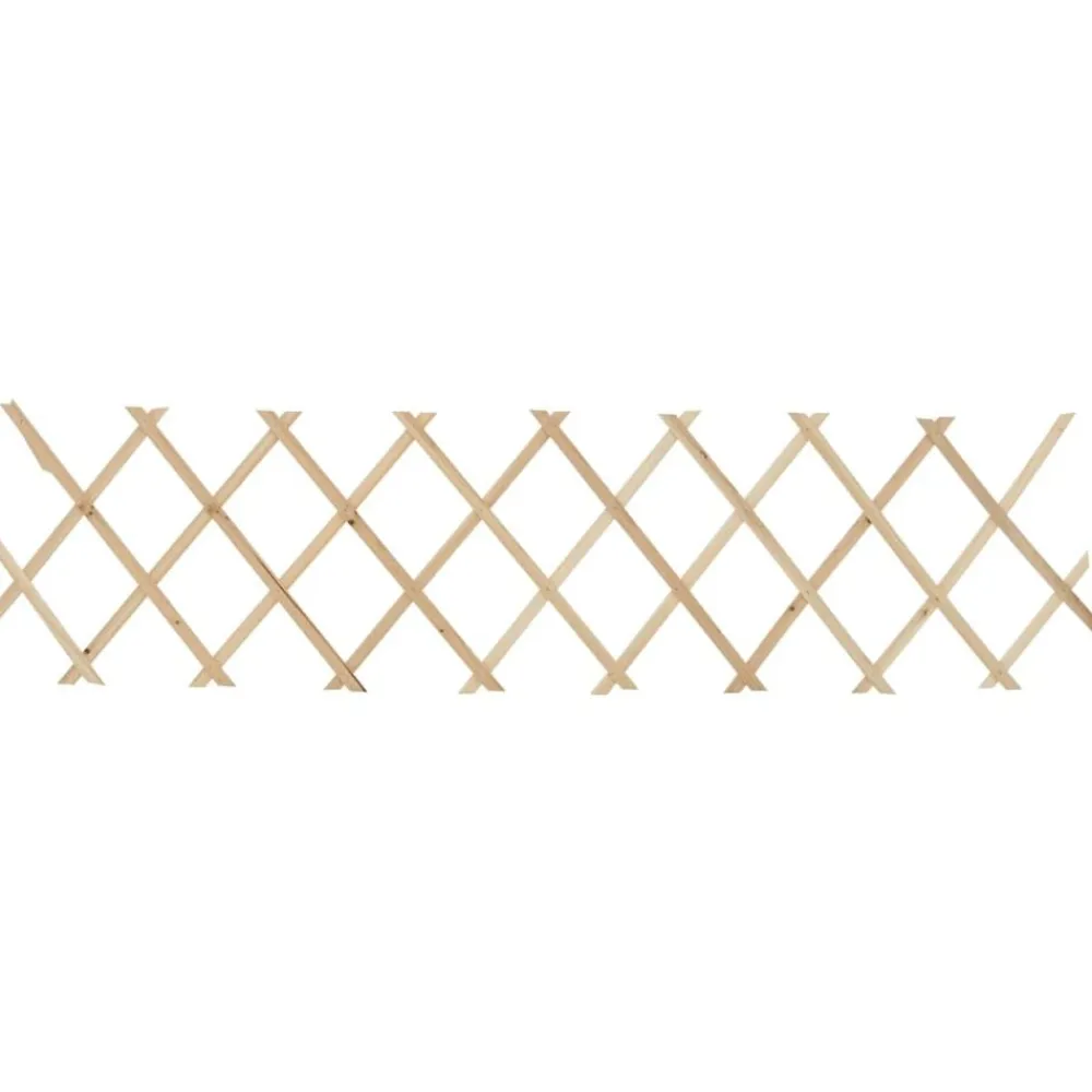 vidaXL Vallas De Jardín-Vallas enrejadas 5 uds madera de abeto 180x30 cm