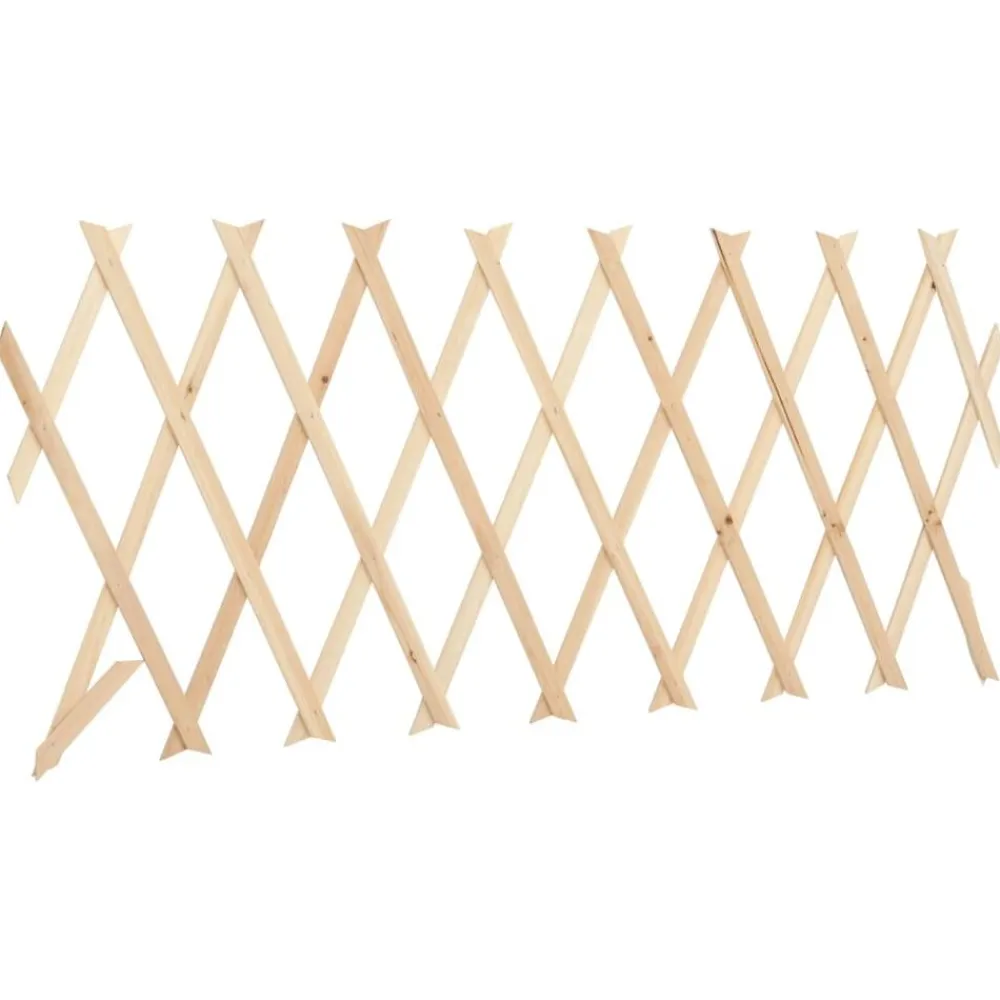 vidaXL Vallas De Jardín-Vallas enrejadas 5 uds madera de abeto 180x30 cm