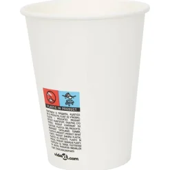 vidaXL Vasos de café de papel con tapa 1000 uds 12oz 300ml Clearance
