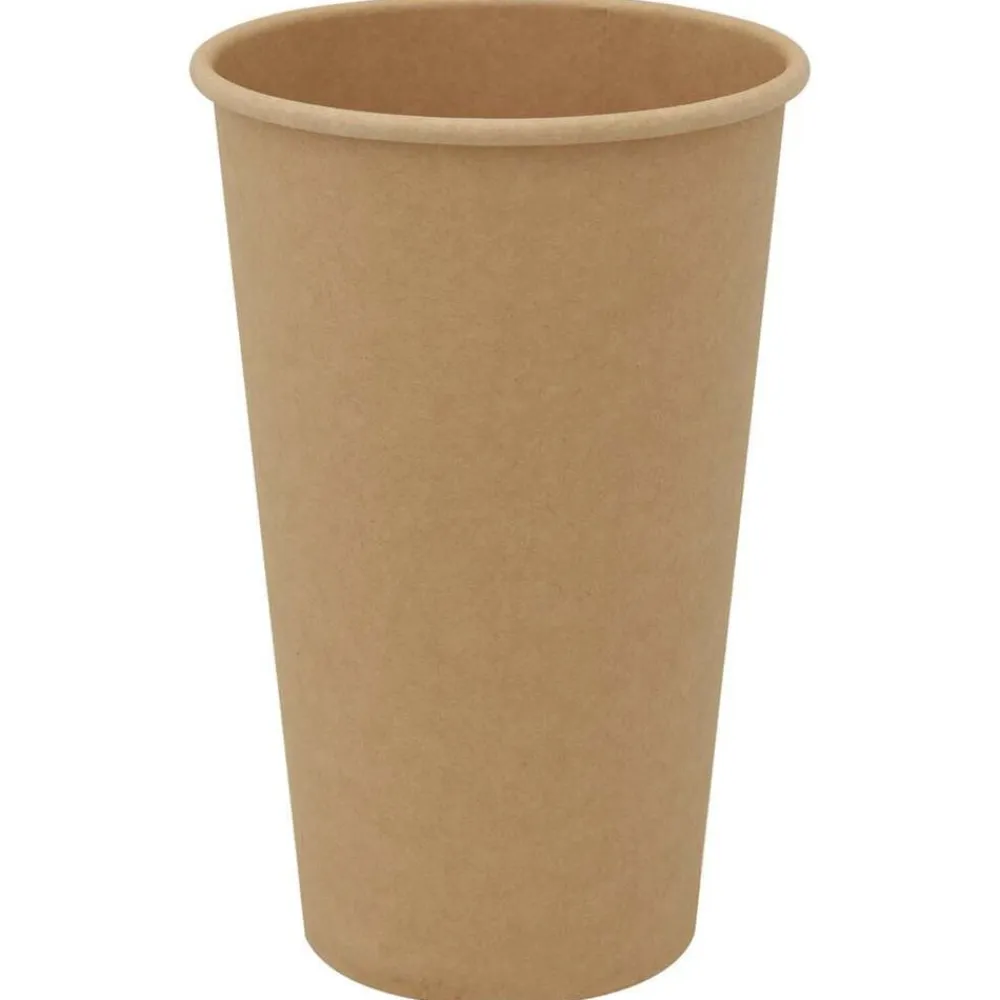 vidaXL Vasos de café de papel con tapa 1000 uds 16oz 400ml New