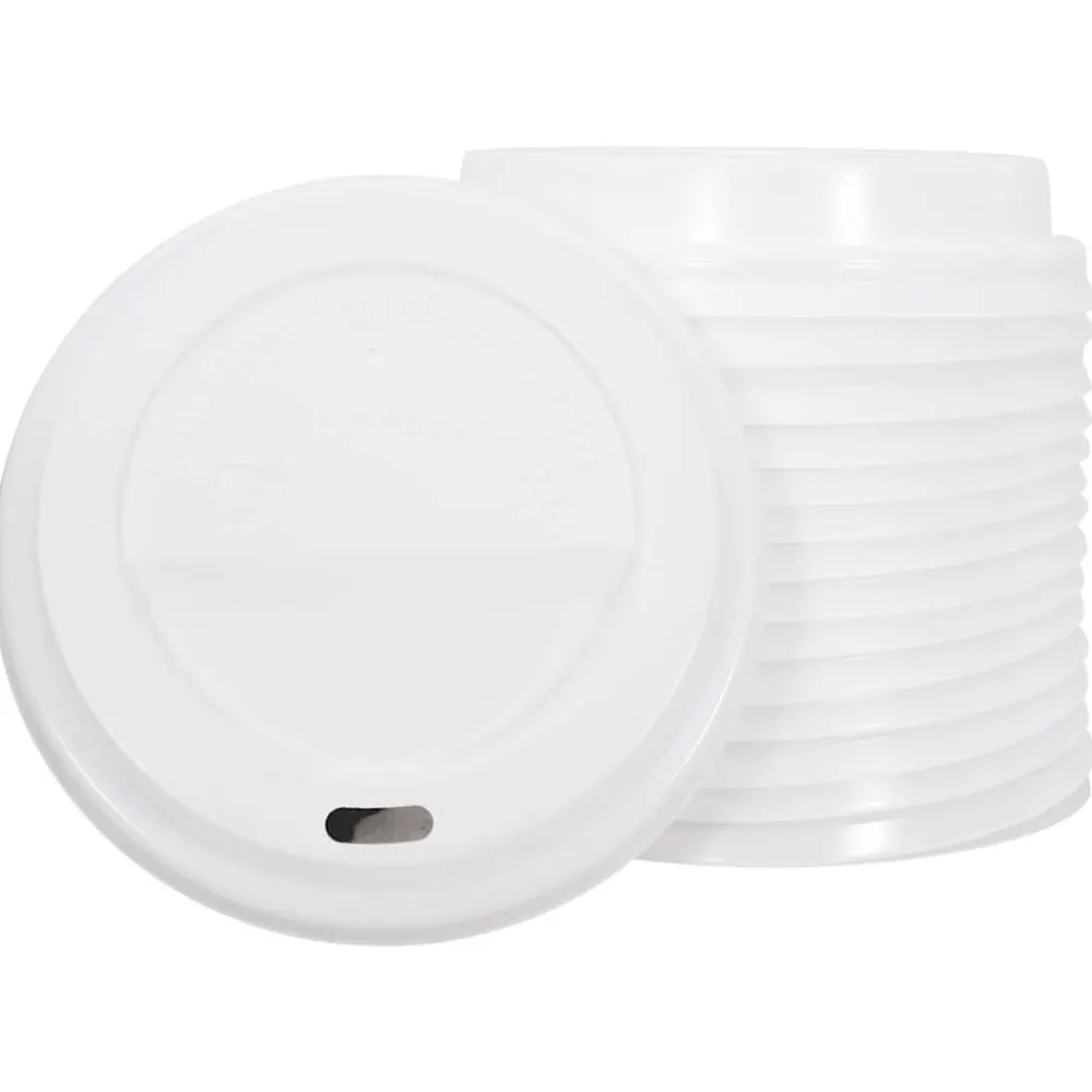 vidaXL Vasos de café de papel con tapa 1000 uds 16oz 400ml New