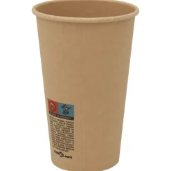 vidaXL Vasos de café de papel con tapa 1000 uds 16oz 400ml New