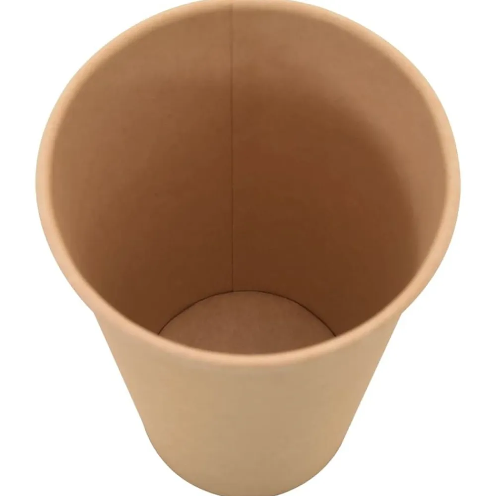 vidaXL Vasos de café de papel con tapa 1000 uds 16oz 400ml New