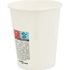 vidaXL Restauración-Vasos de café de papel con tapa 1000 uds 8oz 200ml