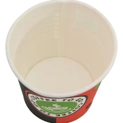 vidaXL Restauración-Vasos de café de papel con tapa 1000 uds 4oz 120ml