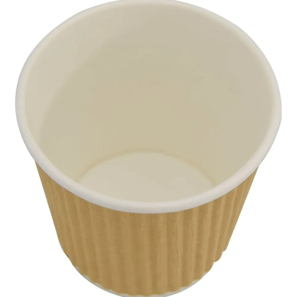 vidaXL Vasos de café de papel con tapa 1000 uds 4oz 100ml New