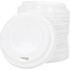 vidaXL Vasos de café de papel con tapa 1000 uds 4oz 100ml New