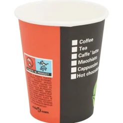 vidaXL Restauración-Vasos desechables para café 1000 unidades papel 240 ml 8 oz