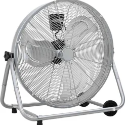 vidaXL Ventilador de tambor Plateado 73 x 42 x 70 cm Aluminio Outlet