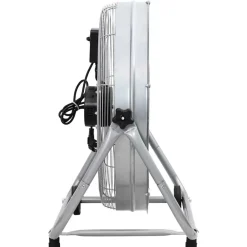 vidaXL Ventilador de tambor Plateado 73 x 42 x 70 cm Aluminio Outlet