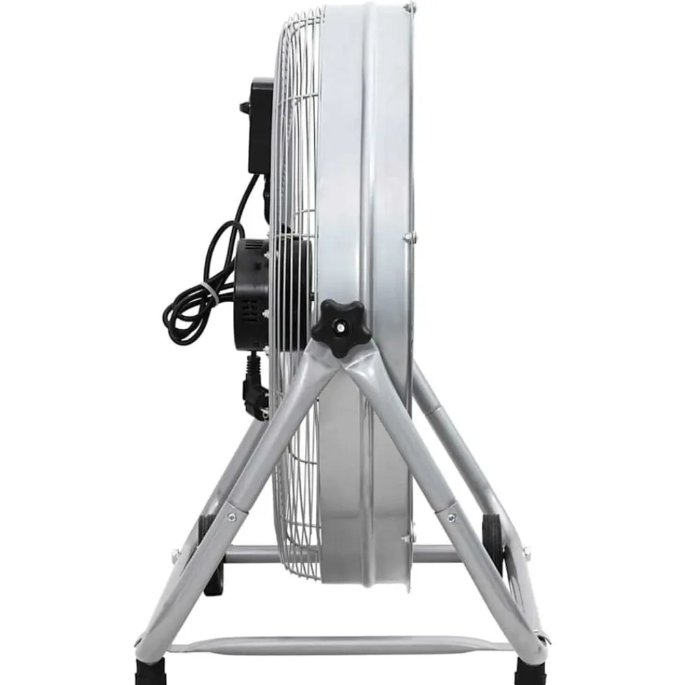 vidaXL Ventilador de tambor Plateado 73 x 42 x 70 cm Aluminio Outlet