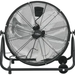 vidaXL Ventilador de tambor industrial negro 60 cm 172,5 W