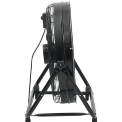 vidaXL Ventilador de tambor industrial negro 60 cm 172,5 W