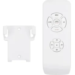 vidaXL Ventilador de techo con luz con mando marrón oscuro 108 cm Marrón oscuro Online