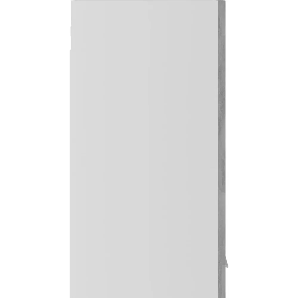 vidaXL Vitrina colgante "Lyon" de, gris hormigón, 60x31x60 cm, madera de ingeniería Gris hormigón Online