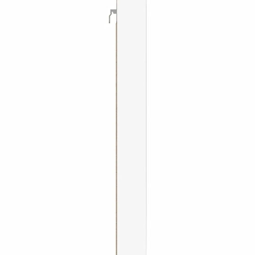vidaXL Estanterías-Vitrina de madera ingeniería blanca 100x8,5x75 cm