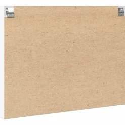 vidaXL Estanterías-Vitrina de madera ingeniería blanca 100x8,5x75 cm