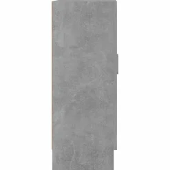 vidaXL Vitrina de madera contrachapada gris hormigón 82,5x30,5x80 cm Gris hormig&oacute;n Online