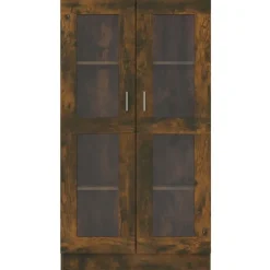 vidaXL Estanterías-Vitrina madera contrachapada 82,5x30,5x150 cm