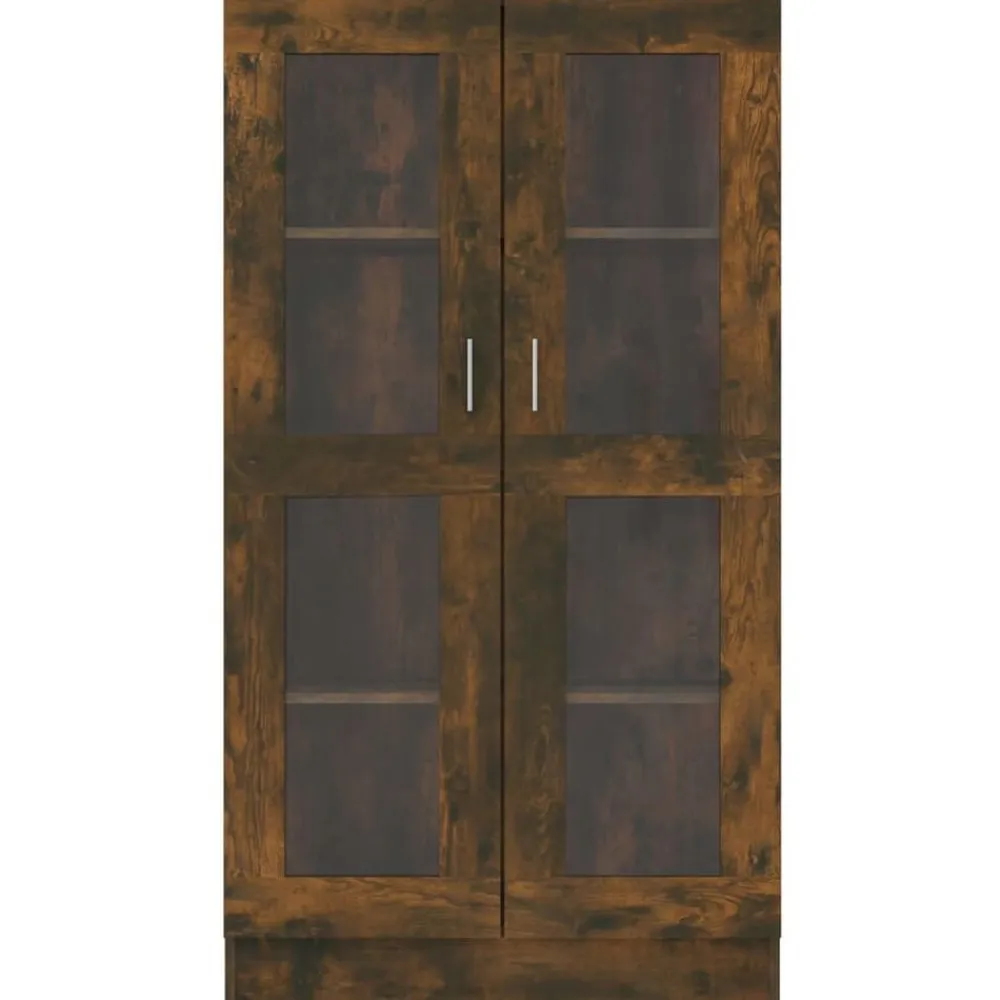 vidaXL Estanterías-Vitrina madera contrachapada 82,5x30,5x150 cm
