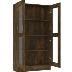 vidaXL Estanterías-Vitrina madera contrachapada 82,5x30,5x150 cm