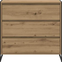 vidaXL Vitrina Roble Artesanal 79 x 36 x 75.5 cm Madera contrachapada Roble artisan Discount