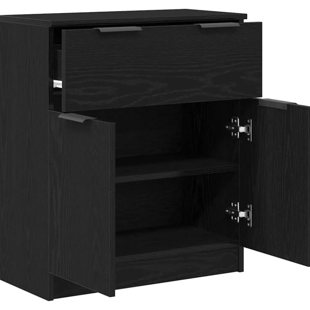vidaXL Armarios Y Almacenamiento-Vitrina 60 x 30 x 70 cm Madera contrachapada