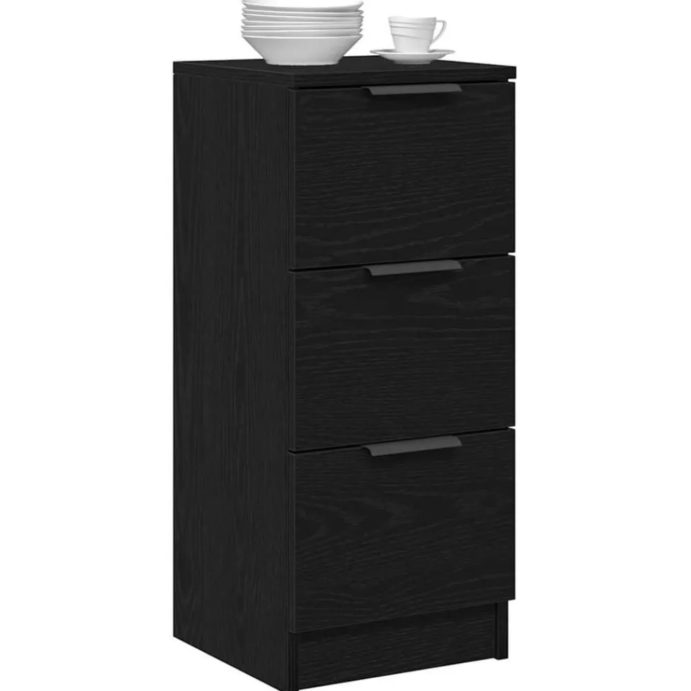 vidaXL Armarios Y Almacenamiento-Vitrina 30 x 30 x 70 cm Madera contrachapada
