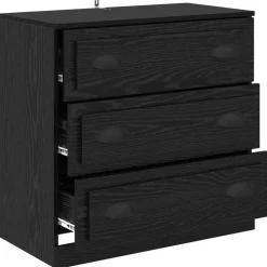 vidaXL Armarios Y Almacenamiento-Vitrina 70 x 35,5 x 67,5 cm Madera contrachapada