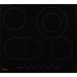 vidaXL Vitrocerámica con 4 quemadores control táctil 6600 W Hot