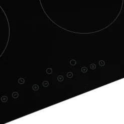 vidaXL Vitrocerámica con 4 quemadores control táctil 6600 W Hot