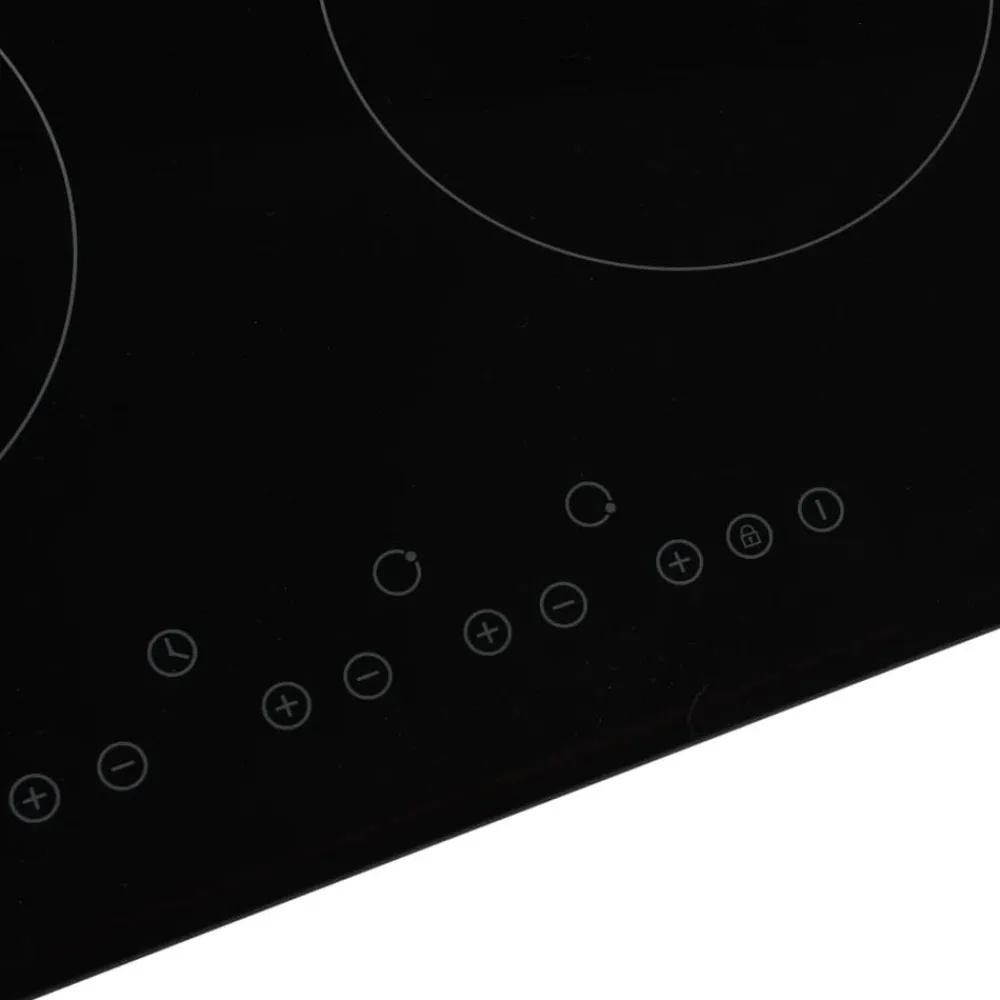 vidaXL Vitrocerámica con 4 quemadores control táctil 6600 W Hot