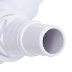vidaXL Piscina Y Spa-Válvula de bola de 3 vías para piscina blanca y negra