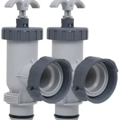 vidaXL Piscina Y Spa-Válvulas de émbolo para piscina 2 unidades