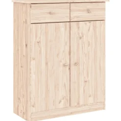vidaXL Productos Del Hogar-Zapatero ALTA madera maciza de pino 77x35x96 cm