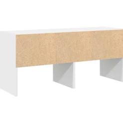 vidaXL Zapatero apilable 89,5x30x40 cm Blanco Outlet