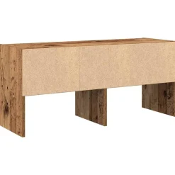 vidaXL Productos Del Hogar-Zapatero apilable madera vieja 89,5x30x40 cm