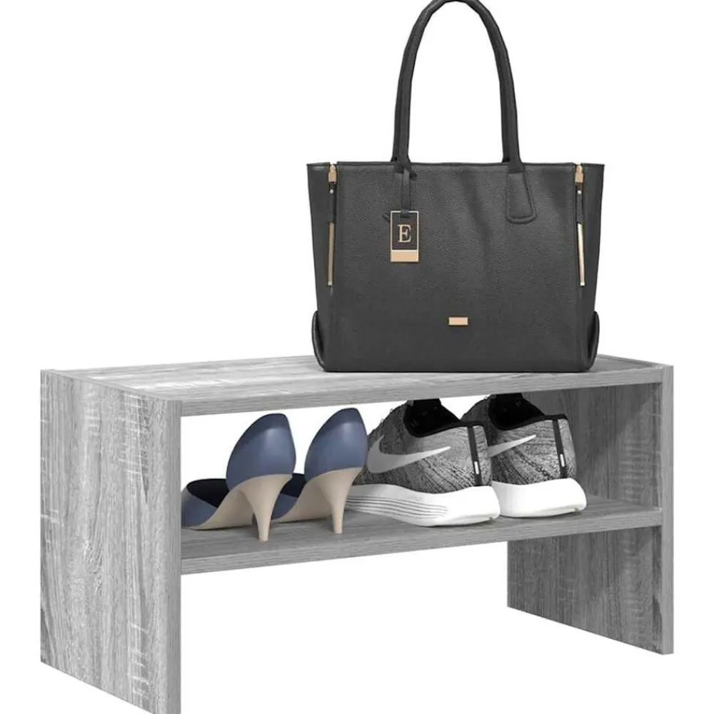 vidaXL Productos Del Hogar-Zapatero apilable 60x30x30,5 cm